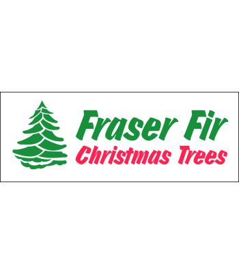 Fraser Fir Christmas Trees Banner 
