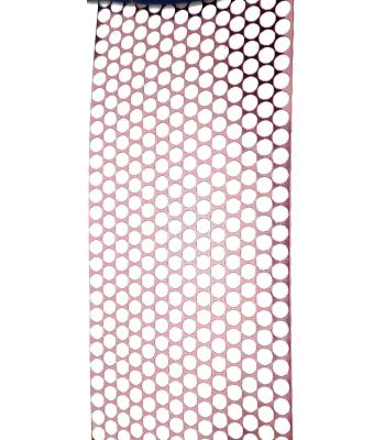 Ribbon Honeycomb Soft Pink 3-1/4