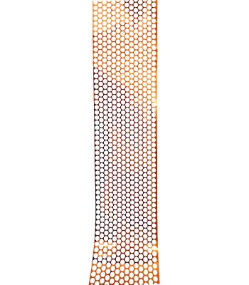Ribbon Honeycomb Orange 3-1/4